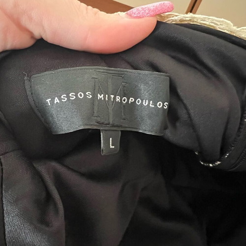 Tassos Mitropoulos black dress like new, size L