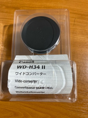 Canon Wide-Converter WD-H34 II Καινούργιο