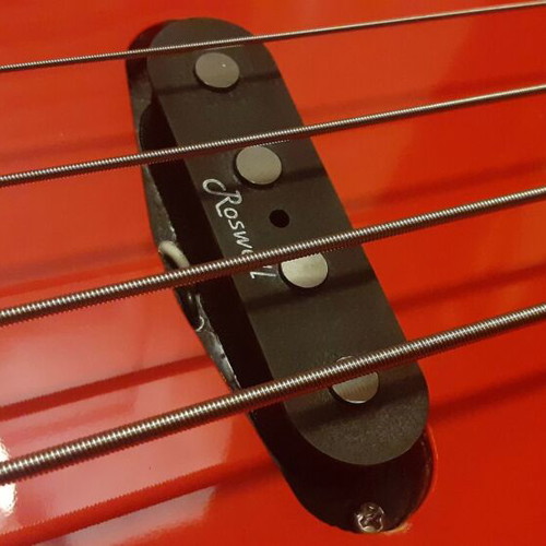 Harley Benton PB-50 fretless used electric bass for left-handed players