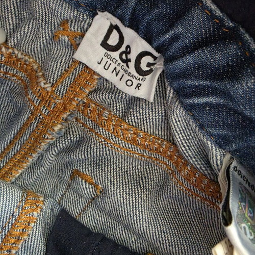 Dolce&Gabbana set No12/18M like new, denim salopette and blouse