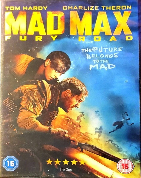 DVD MAD MAX FURY ROAD ACTION MOVIE WITH TOM HARDY AND CHARLIZE THERON