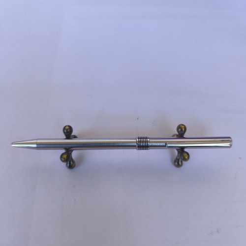Aurora Marco Polo pen used, stainless steel, made in Italy
