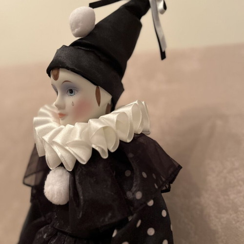 Pierrot Porcelain Doll from Reinart Faelens Kollektion like new