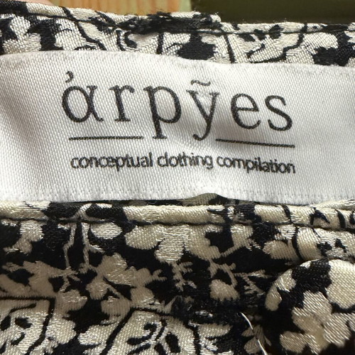 Arpyes marble pants new, size XS, paisley pattern