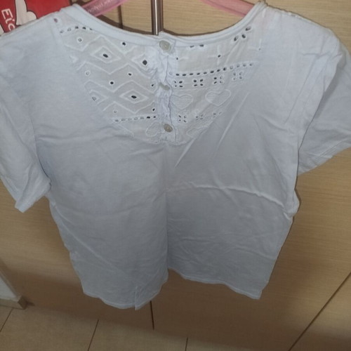 Cotton short-sleeve summer shirt turquoise one size new from Italy