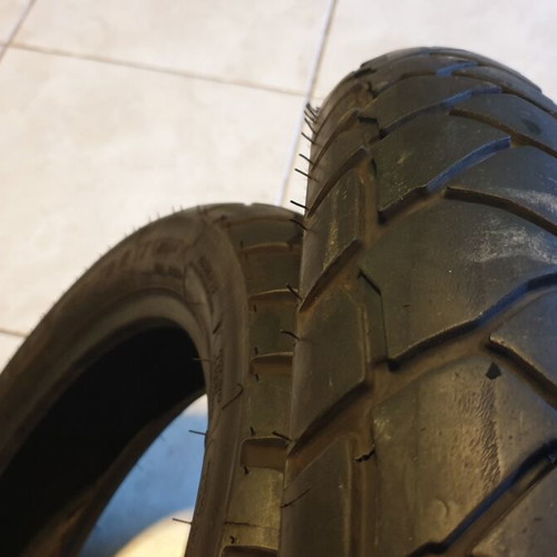 Michelin Anakee Adventure Tires for BMW motorcycle like new