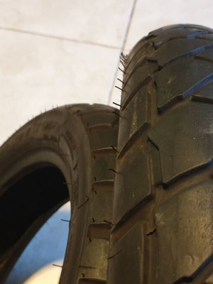 Michelin Anakee Adventure Tires for BMW motorcycle like new