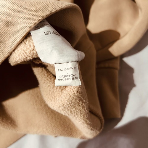 Jordan sweatshirt size L cream like new