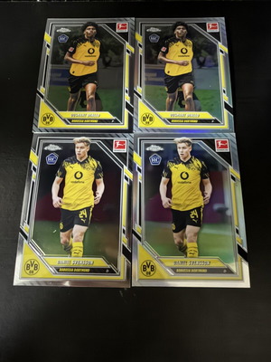 Ousmane Diallo RC and Daniel Svensson RC football cards, lot of 4