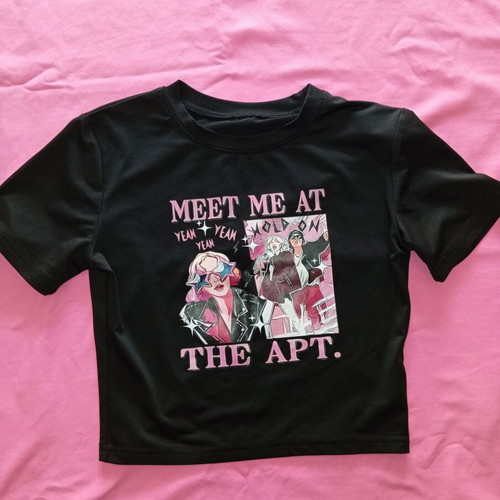 Children's T-shirt Meet Me At The Apt black, like new, XS