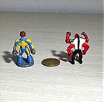  2 μικρές φιγούρες από Marvel X-Men και Ben 10