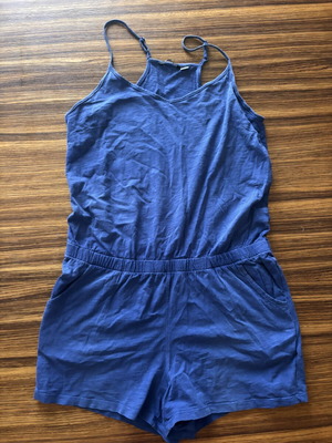 Esmara jumpsuit shorts used, blue, size L