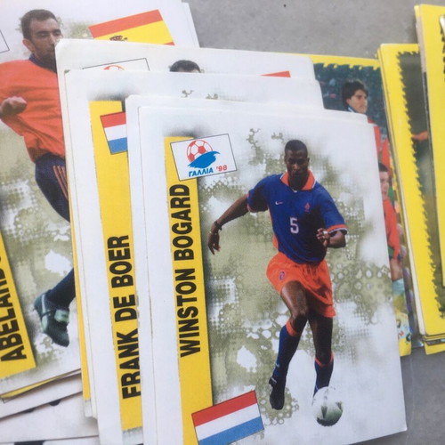 Mundial 98 stickers like new, retro vintage