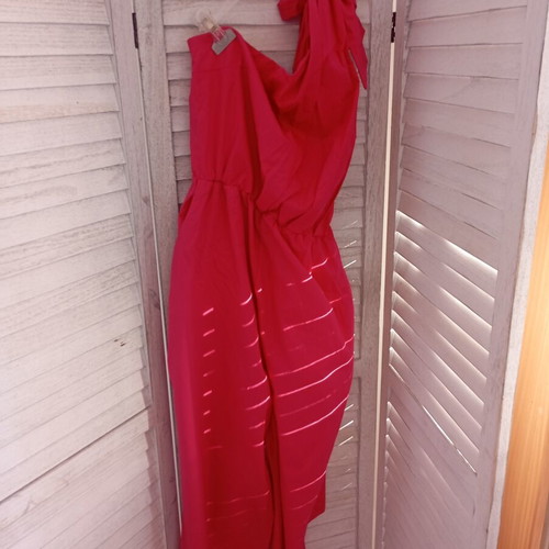Chaton Medium One-Piece Jumpsuit With One Shoulder Like New
