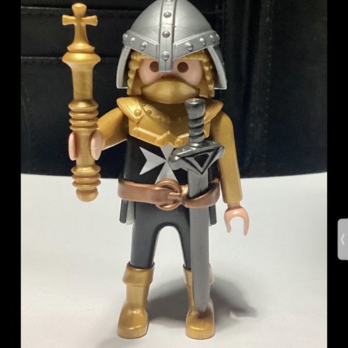 Playmobil custom figure Maltese Crusader like new