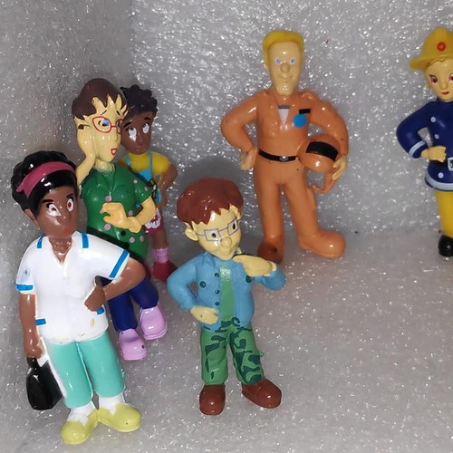 Fireman Sam figure collection, like new, set of 12