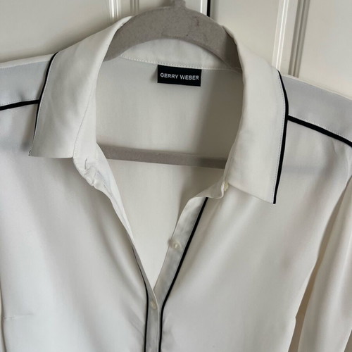 Gerry Weber classic shirt like new, black and white, size L