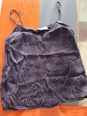 Mango dark blue tank top like new, size S