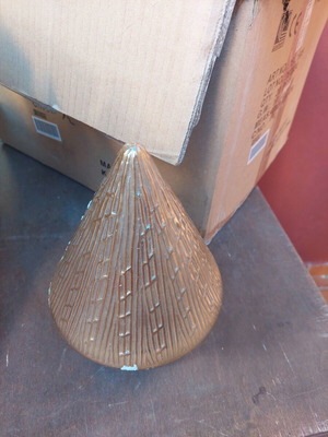 Glass lamp shade like new for outdoor lighting