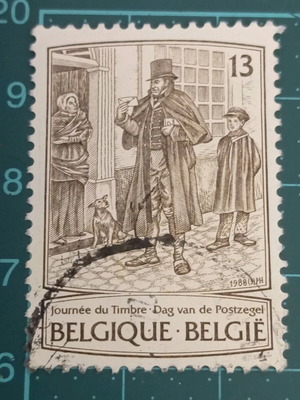 Γραμματόσημο Βελγίου 1988 σαν καινούργιο, day of the stamp