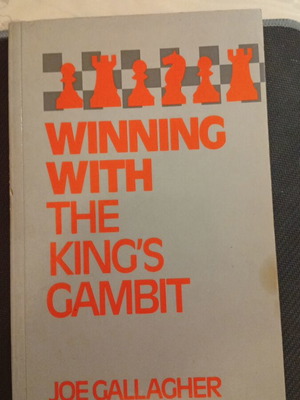 Winning with the King's Gambit chess book like new, English
