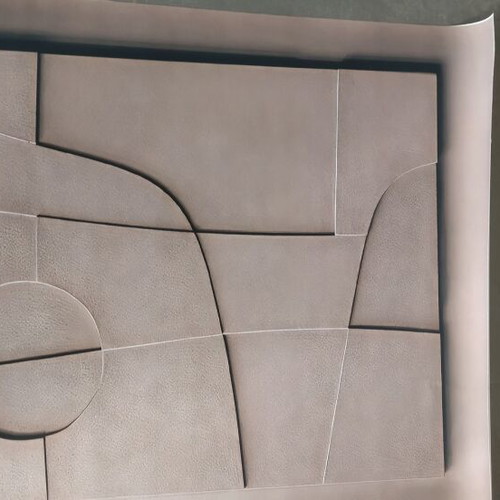 Canvas print like new, geometric artwork with 3D effect 60x84