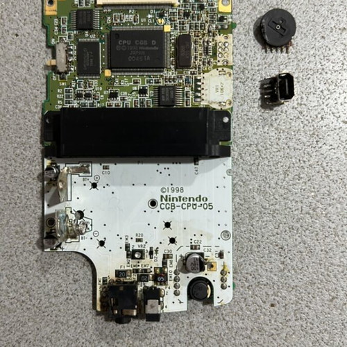 Game Boy Color motherboard used for parts or repair