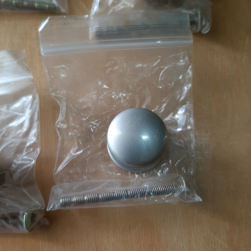 Metal furniture knobs new, pack of 12 pieces