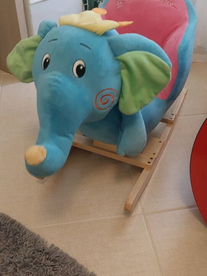 Elephant Rocking Toy used for children up to 4 years