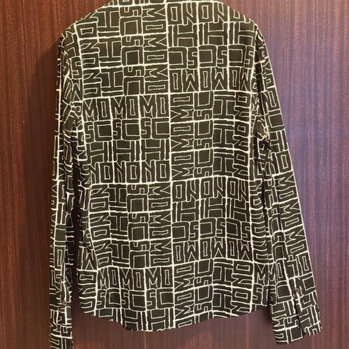 Moschino Jeans shirt with monogram print, size XL, like new