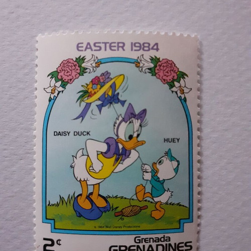 Grenada Grenadines Walt Disney Easter 1984 Stamp Set 7 Mint