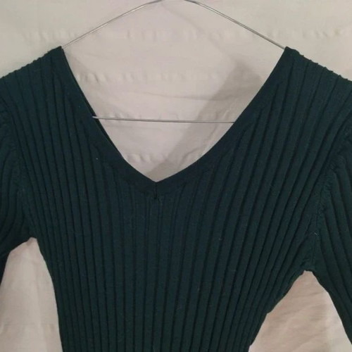 Fitted rib midi dress cypress like new