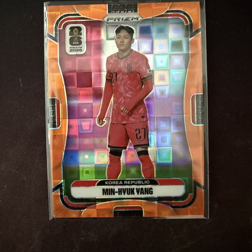 2026 Panini Prizm Fifa World Cup Min-Hyuk Yang Orange Pandora card new