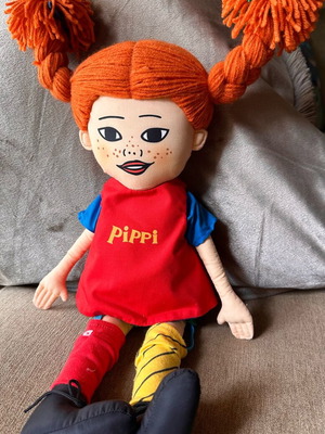 Pippi Longstocking cloth doll Micki like new, 48 cm
