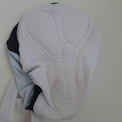 SMS Santini men's cycling bib shorts used, size XS, padded, made in Italy