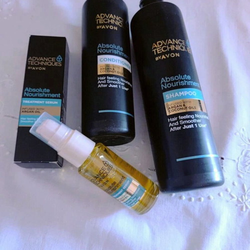 Avon Absolute Nourishment Hair Care Set with Argan Oil