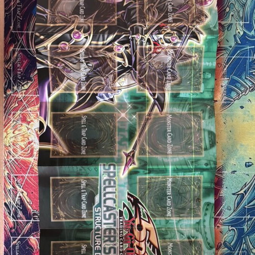 Yu-Gi-Oh Spellcaster’s Command Playmat new from Structure Deck