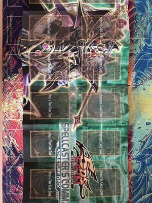 Yu-Gi-Oh Spellcaster’s Command Playmat new from Structure Deck