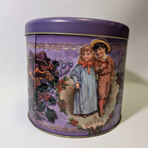 Metal storage box used 19.5x22cm