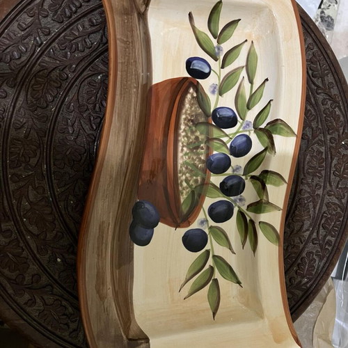 Ceramic decorative plate new