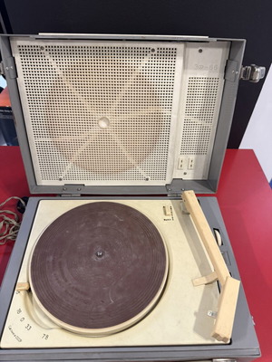 Vintage gramophone used