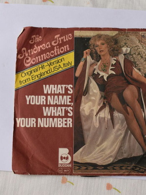Andrea True Connection “What's Your Name, What's Your Number” δίσκοι 45 στροφών, σετ 6