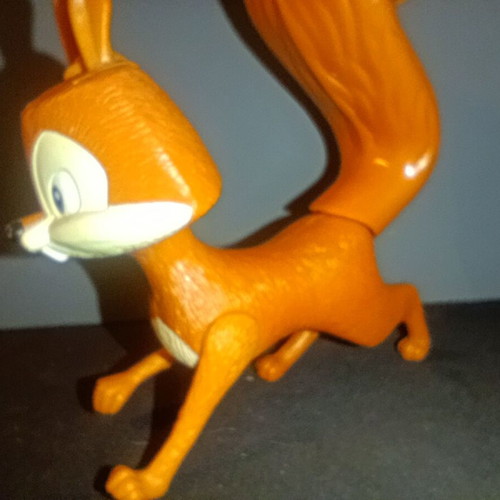 Bucky squirrel Disney collectible figure 2001 used