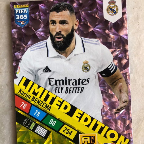 Panini FIFA 365 2022-2023 Adrenalyn XL Limited Edition like new Benzema