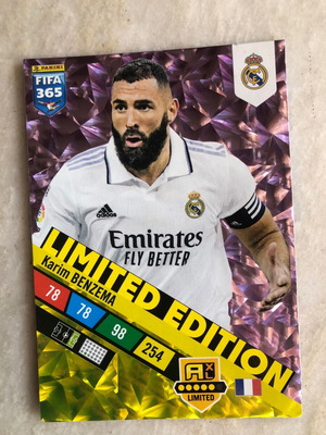 Panini FIFA 365 2022-2023 Adrenalyn XL Limited Edition Σαν καινούργιο Benzema