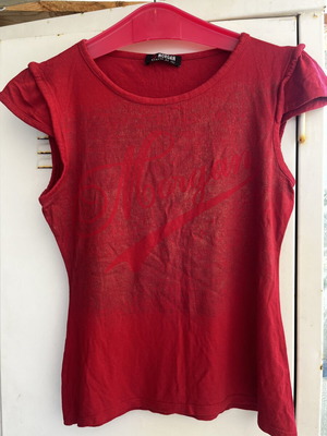 Morgan T-shirt like new, red, size S