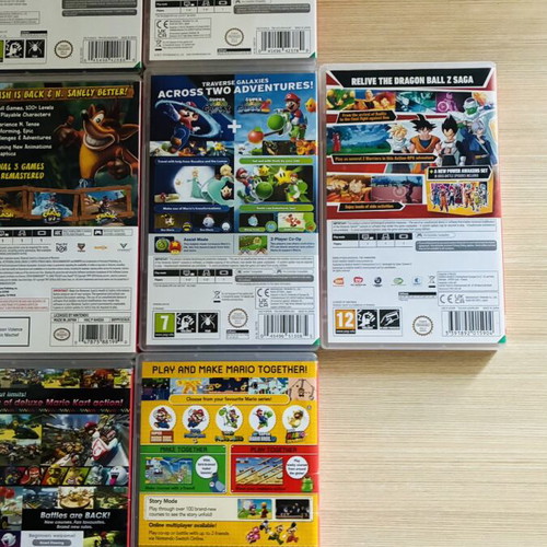 Nintendo Switch 12-game bundle with Mario and Crash titles