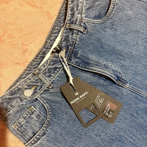 Denim crew trousers blue Nadia Rapti new, size 29