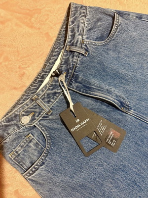 Denim crew trousers blue Nadia Rapti new, size 29