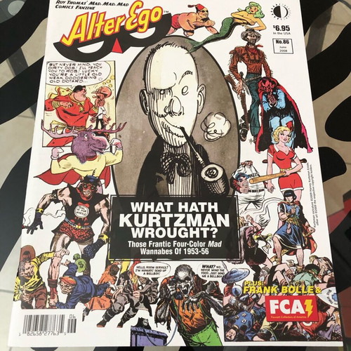 Alter Ego Magazine 86 like new, DC Comics Marvel, 2009